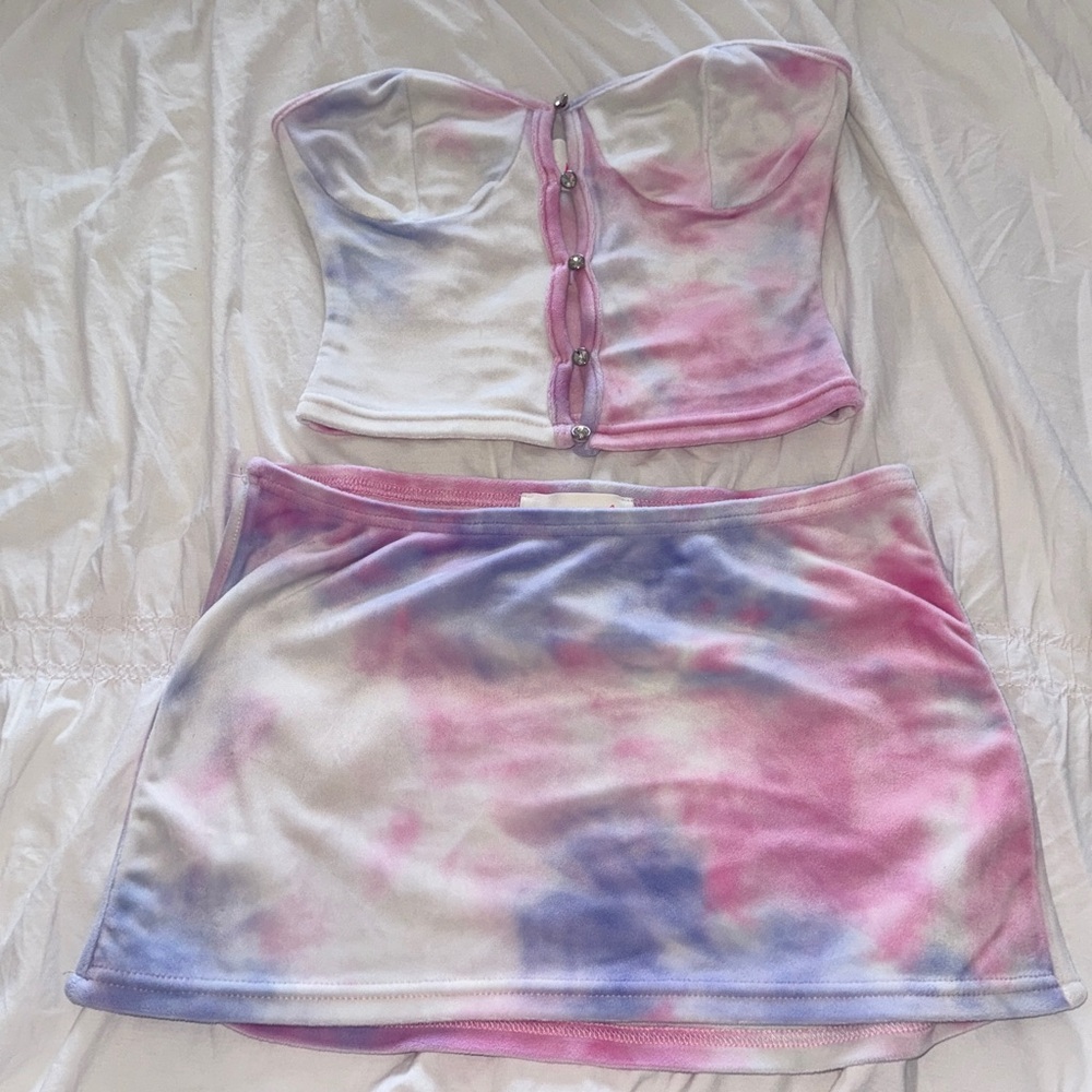 Tie Dye Set mini skit & top